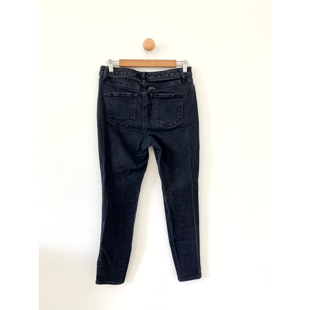 Talbots Dark Wash Dark Gray Black Skinny Jeans Jeggings US 8P